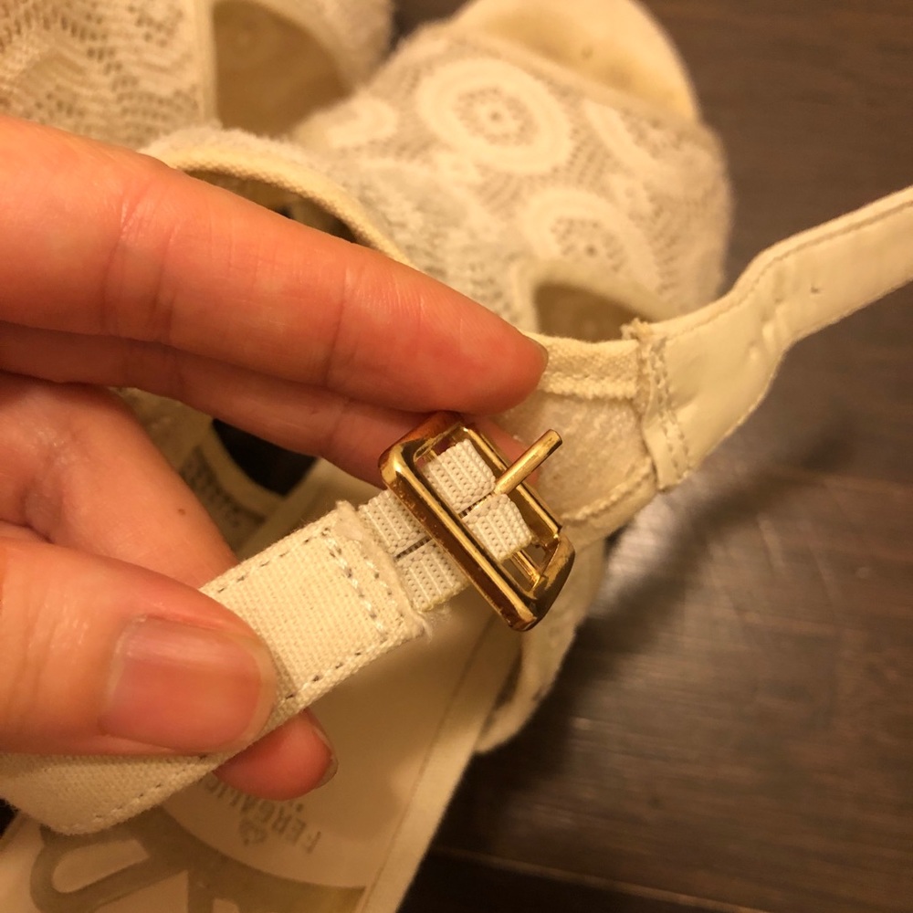 Fergalicious Off-white Lace Wedge Sandals - Picture 13 of 14